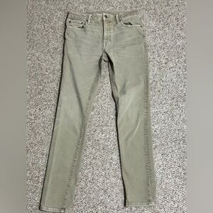 Men’s American Eagle Outfitters Khaki Skinny Jeans, 32x34